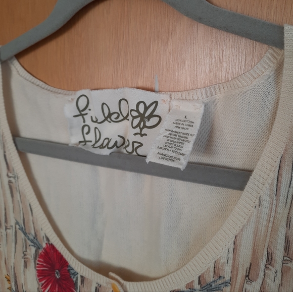 Spring Time Button Down Vest - Picture 3 of 3